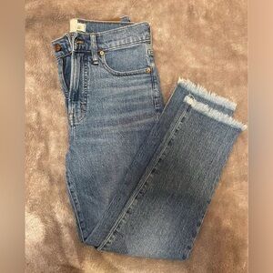 Madewell Light Blue Cropped Jeans